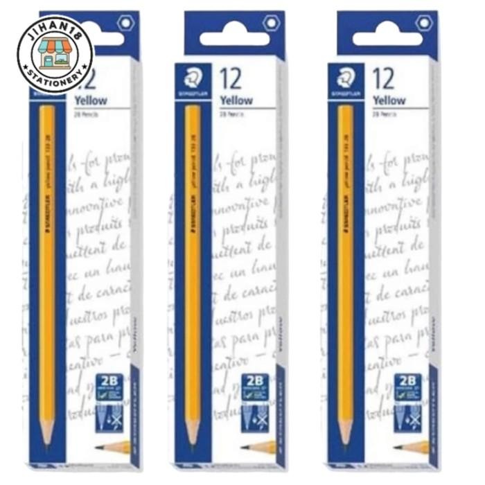

Pensil Staedtler 2B Yellow / Staedtler Yellow Pencil / Lusin
