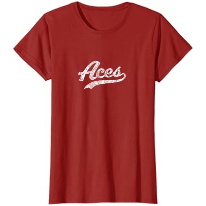 Kaos Aces Desain Kaos Nama Olahraga Vintage |IVssHcSx|