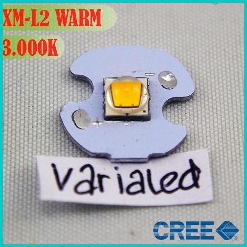 CREE XM-L2 LED WARM Emitter USA 16mm Aluminium Base (Putih Kekuningan)