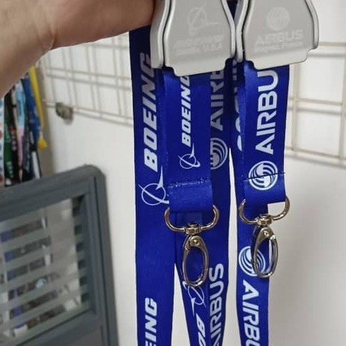 

Lanyard Boeing Printing Original Dengan SeatBelt