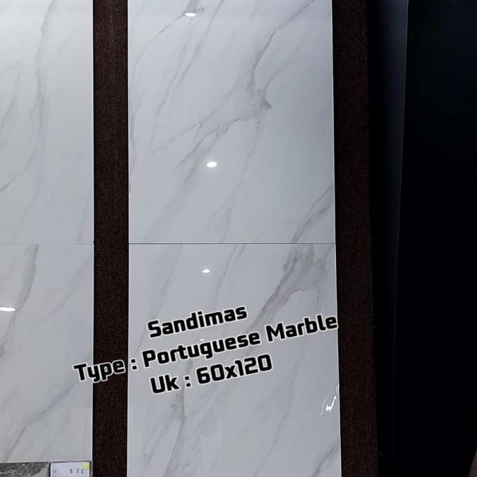 GRANIT LANTAI MEWAH SANDIMAS PORTUGUESE MARBLE 60X120 [FREE ONGKIR] FS