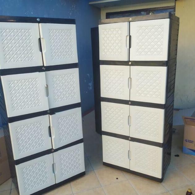 Lemari plastik aquose jumbo susun 4