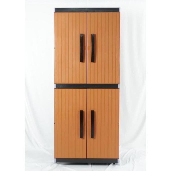 Lemari plastik lemari pakaian Miami Orlando Susun 4