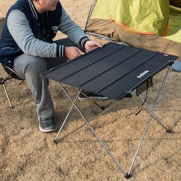 Meja camping naturehike NH20JJ020 meja lipat ringan outdoor