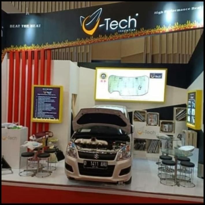 TERMURAH PEREDAM SILVER KAP MESIN AVANZA 2013