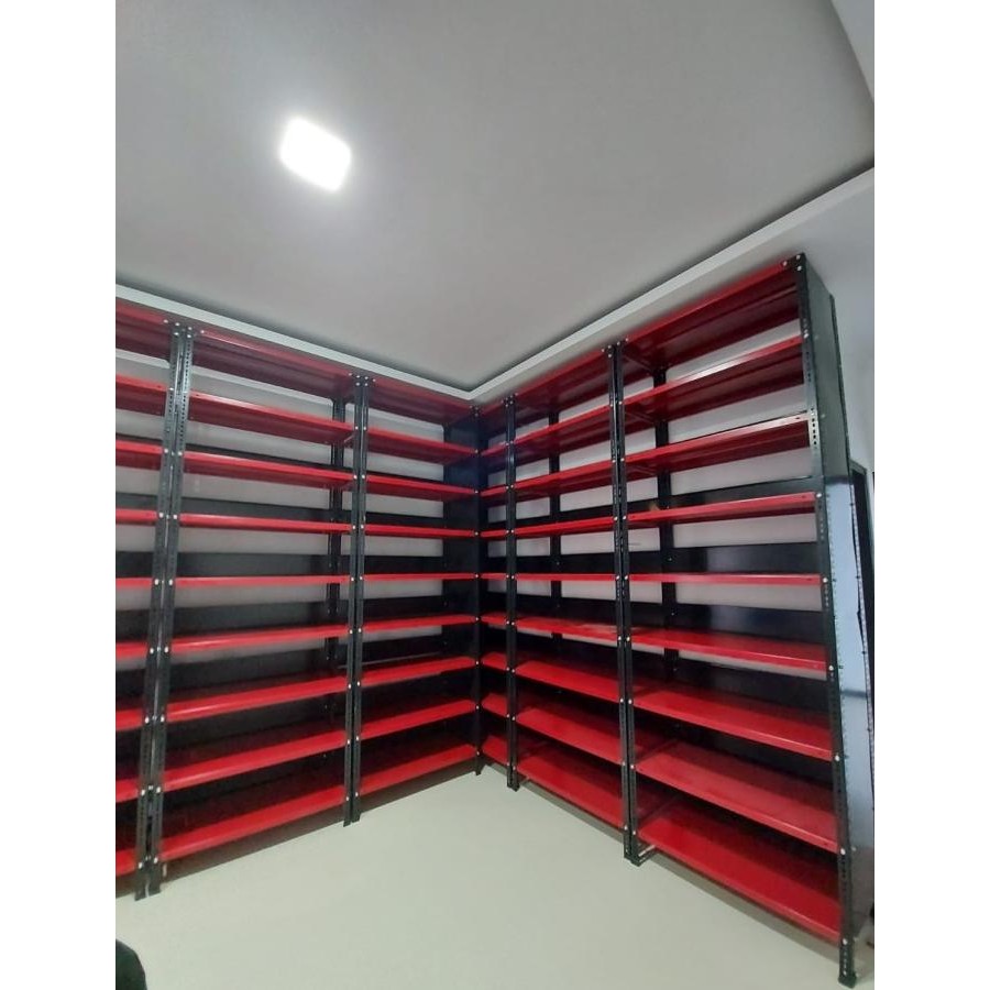 FREE ONGKIR BANDUNG _ RAK GUDANG BESI SIKU 5 SUSUN