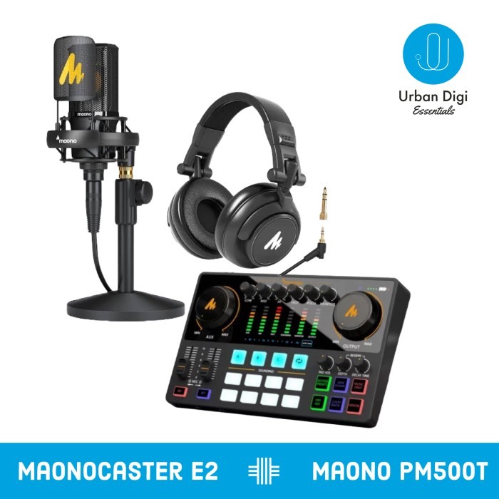 Best Seller Maono Maonocaster E2 + Maono Pm500 - Paket Recording, Cover/Live Music