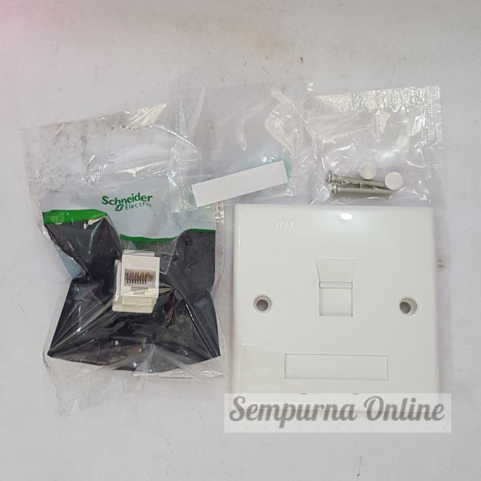 Terbaru Outlet Data Rj45 Clipsal Schneider