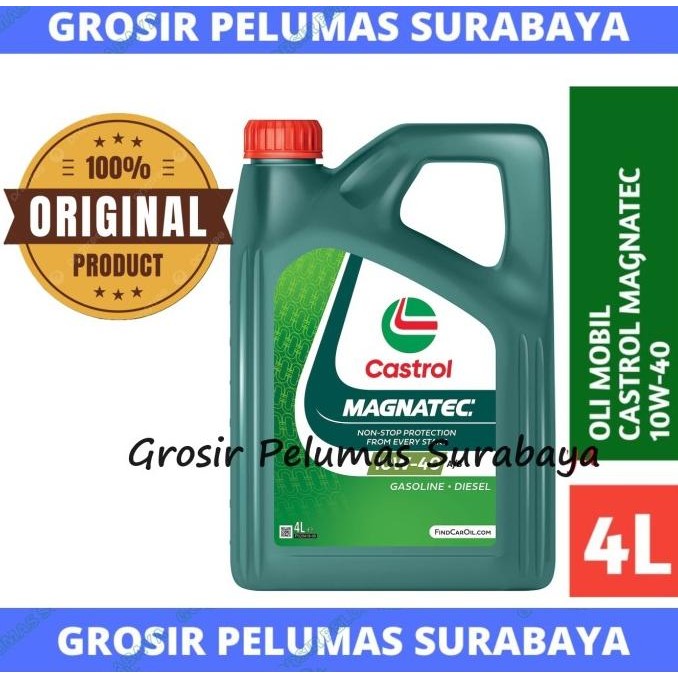 ORIGINAL Oli Castrol Magnatec 10W40 10w-40 galon Bensin Diesel