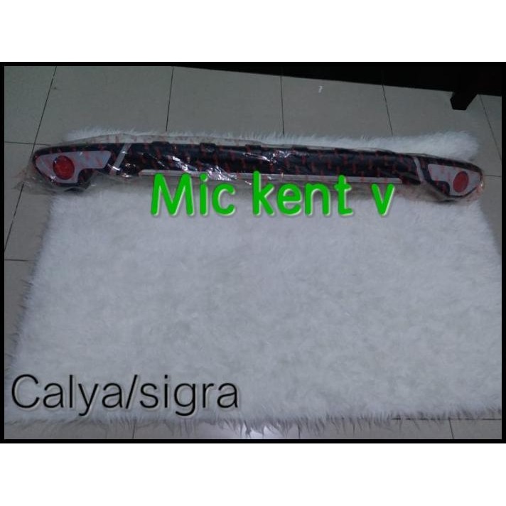 TERBARU PENGAMAN BUMPER BEMPER BELAKANG CALYA /SIGRA LIST SILVER 