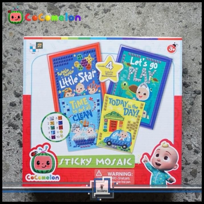 

BEST DEAL COCOMELON STICKY MOZAIC STICKER MOZAIK DIY STIKER ANAK PRAKARYA ORI !!!!