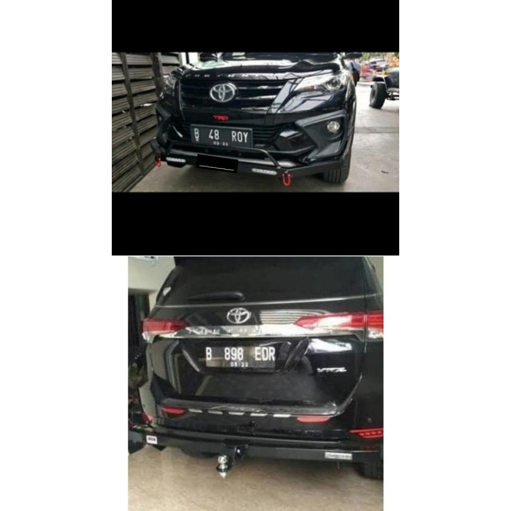 Paket Tanduk Depan + Towing ABelakang untuk Mobil FORTUNER