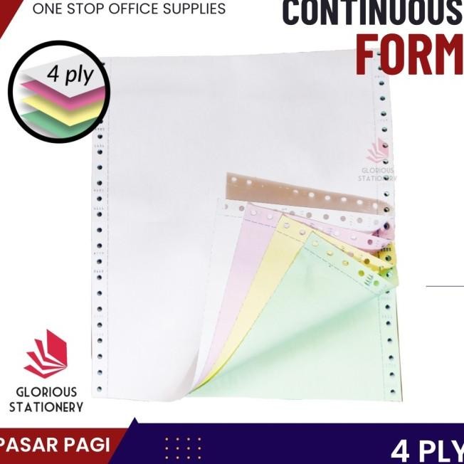 

Kertas Continous Form Uk 9.5 X 11 4Ply Merk Paperline Diskon