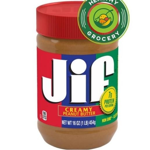 

Jif Creamy Peanut Butter Selai Kacang 16Oz 454Gr