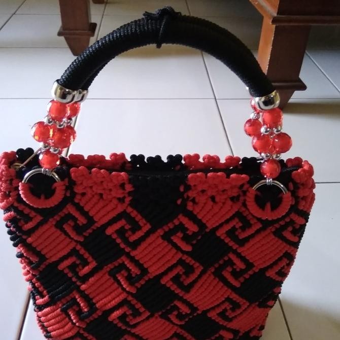 Tas Tali Kur Motif Kalimantan