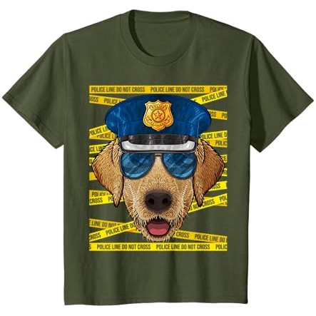 Kaos Polisi Labrador Retriever Polisi Lucu Polisi Anjing |MgRZCzBO|