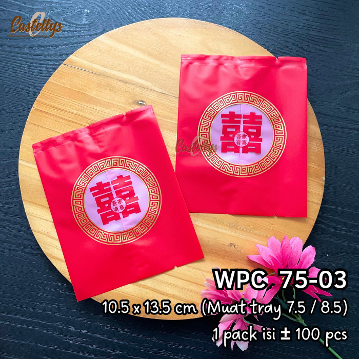 

Plastik Cookies Shuangxi WPC 75-03 Pia Cookies Hampers Wedding Sangjit