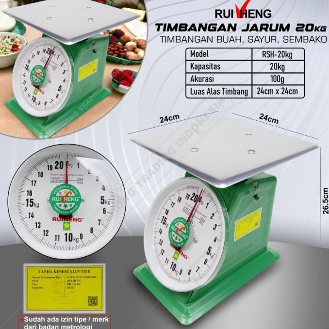 Timbangan Duduk Jarum & Timbangan Manual Vietnam 20kg