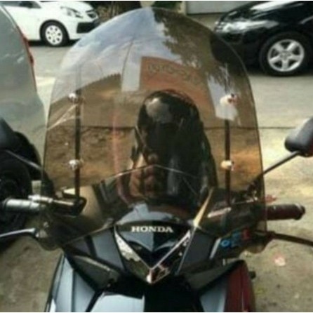 BERKUALITAS Aksesoris Variasi Tameng Visor Mika Winsil Winshild Motor Universal