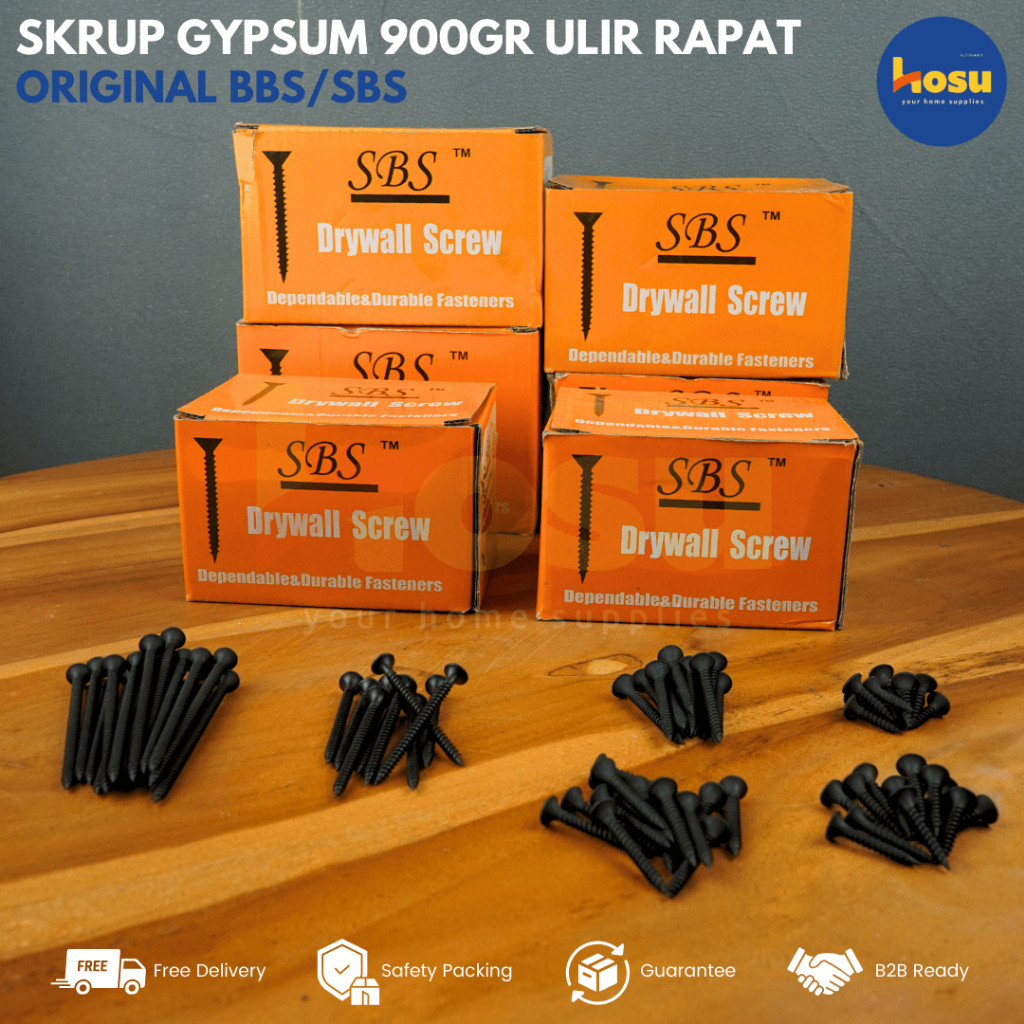 Bbs/Sbs Sekrup Gypsum Baja Baut Gypsum Drywall Screw / Skrup Gypsum High Quality / Sekrup Kayu Baja