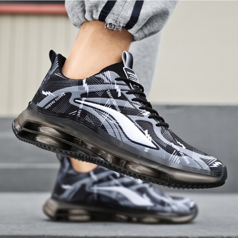 Fashion Lovers Sneakers – Sepatu Kasual Pria dan Wanita Berbantalan Udara untuk Peredam Guncangan da