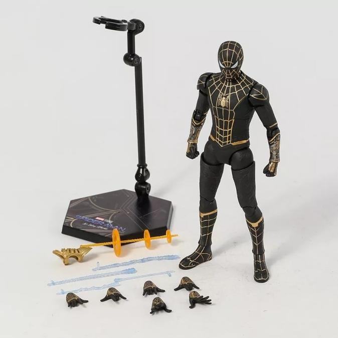 ZD toys No Way Home ZDtoys Spiderman Black Intergrate Upgrade Figure