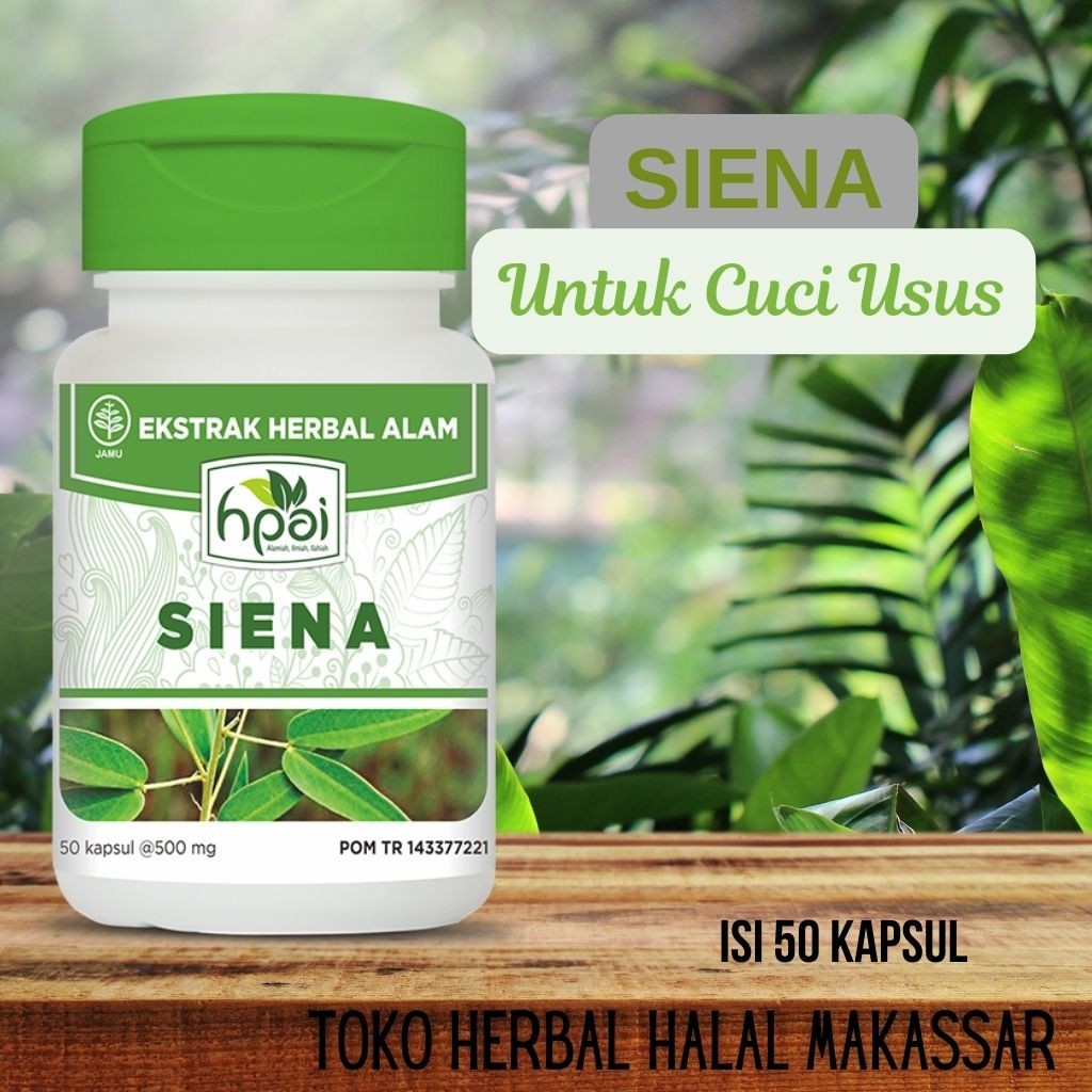 

Siena HNI HPAI isi 50 kapsul Herbal untuk memperlancar BAB dan mencegah sembelit