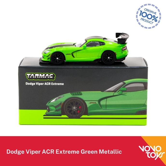 Tarmac Works 1/64 Dodge Viper ACR Extreme Green Metallic Tarmac64