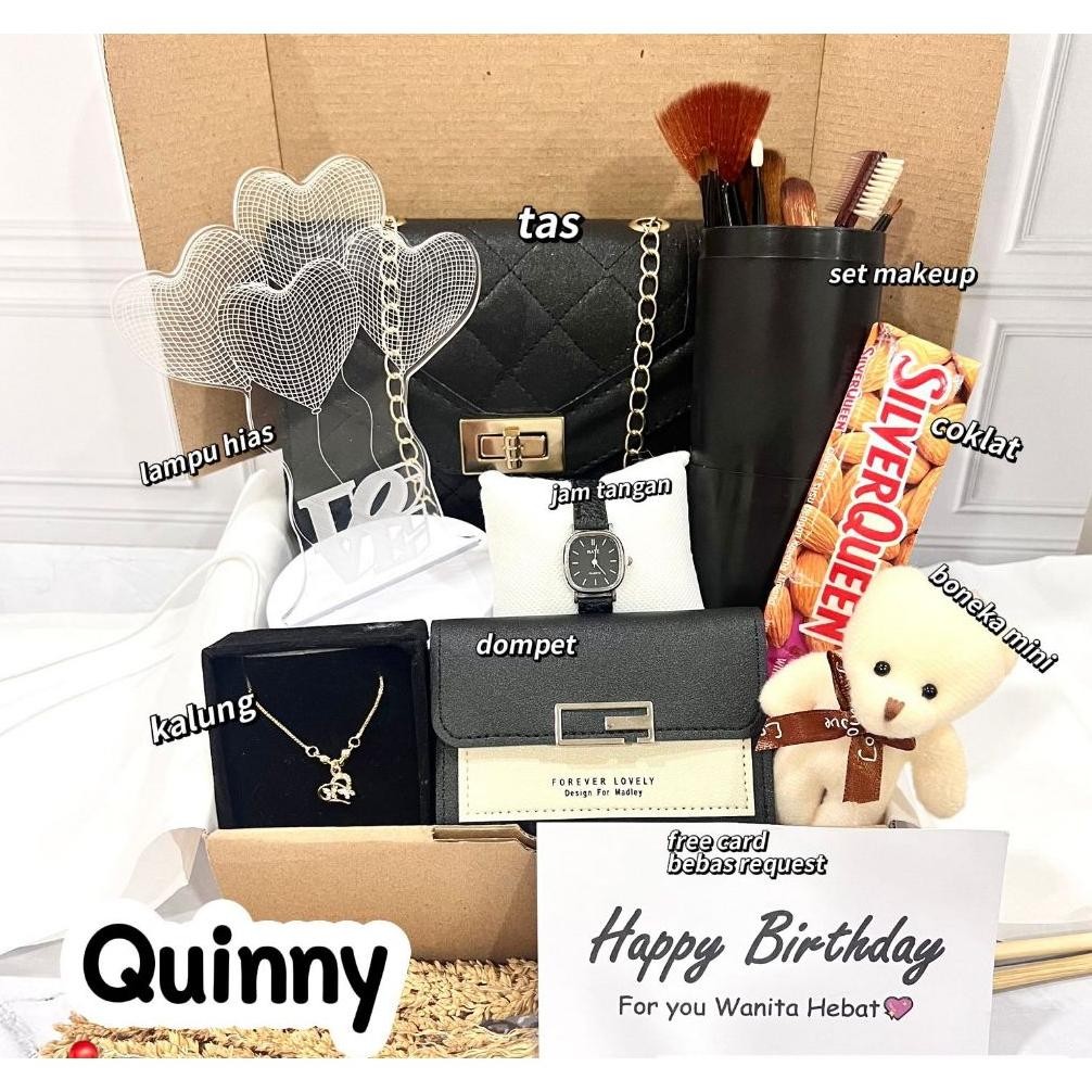 

Hampers Tas Kado Gift Ultah Cewek Box Hadiah Wanita Perempuan Ulang Tahun Birthday Anniversary Pernikahan Wedding Valentine Lebaran Natal Tahun Baru Christmas New Year Ibu Guru Wisuda Gradition Stok Baru
