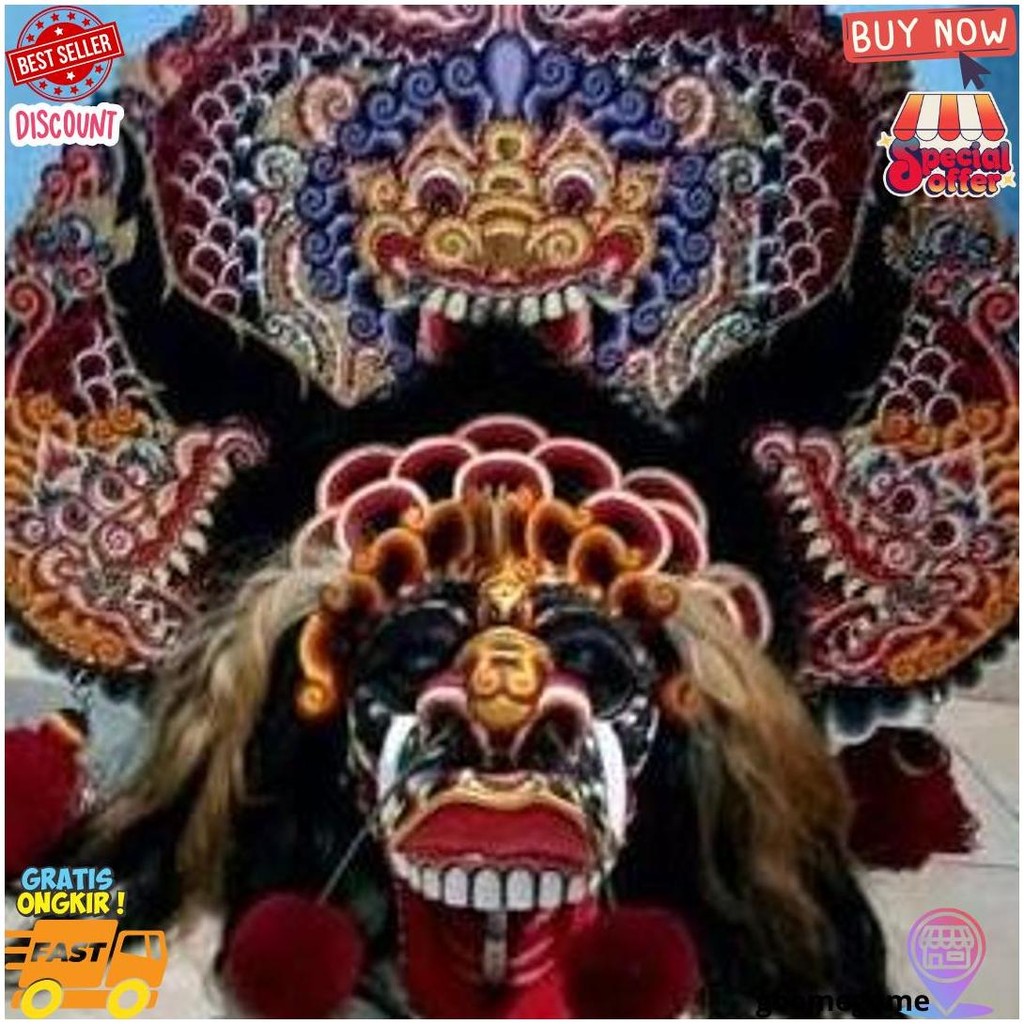 

Bisa Cod Cuci Gudang Barongan Rampak Telon Jamang Cat Air Brush Bonus Kemul Panjang Dan Pentul Tinggal Pakai Ukuran Anak Promo Barongan Plipit Romo Mainan Anak Barongan Anak Sd Brongan Plipit Premium / Barongan Spon Caplok Kain Panjang / Barongan Ponorogo