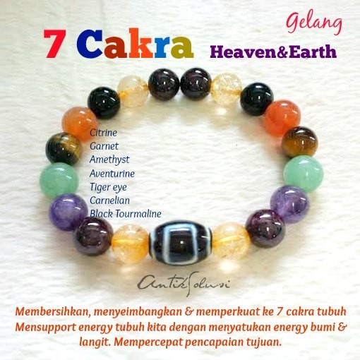 Azzatun - Gelang Batu 7 Cakra Heaven & Earth