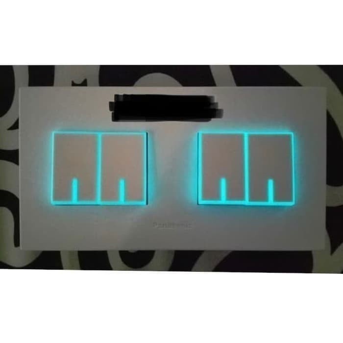 FREE ONGKIR SAKLAR 4 TOMBOL 4 GANG LAMPU FLUORESCENCE PANASONIC FREE ONGKIR