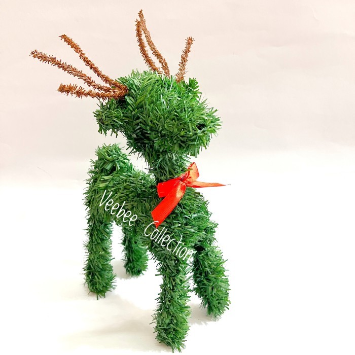 ((((()paling dicari] Hiasan Rusa PVC natal/ hiasan pohon natal rusa/ patung rusa natal pvc