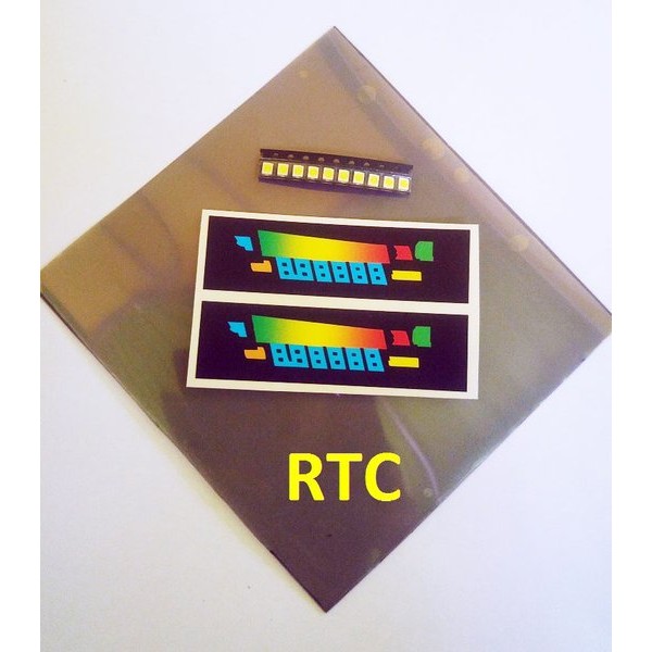 BISA COD BAHAN PAKET MODIF WARNA ODOMETER INDIKATOR BENSIN VARIO NEW LED 125 150 2017-DECAL