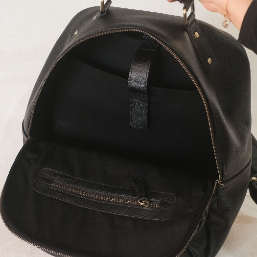 Dijualll Mahameru - Tas Ransel Backpack Gendong Daypack Punggung Pria Kulit Sapi Asli - Lavaches