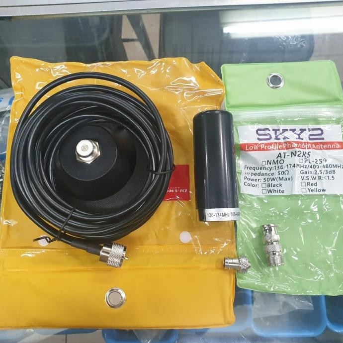 Paket Antena HT & RIG Mini Sky Dual Band