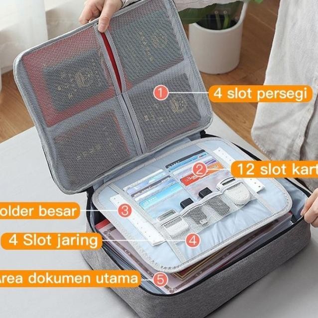 

TER UPDATE TAS DOKUMEN KOPER TEMPAT PENYIMPANAN SERTIFIKAT BERKAS STORAGE BAG
