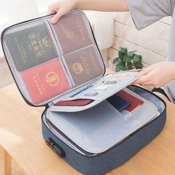 

TAS TRAVEL TAS TEMPAT PENYIMPANAN DOKUMEN FILE TRAVEL BAG STORAGE BOX