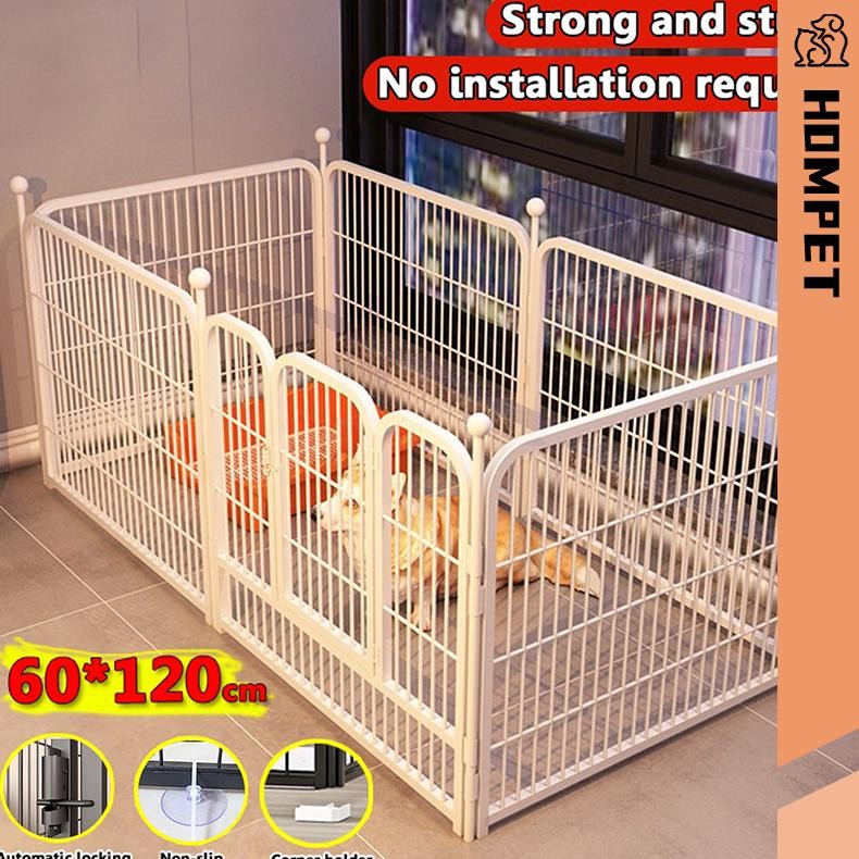 kandang anjing 60*60*120cm kandang anjing besar pagar anjing rumah anjing besar outdoor