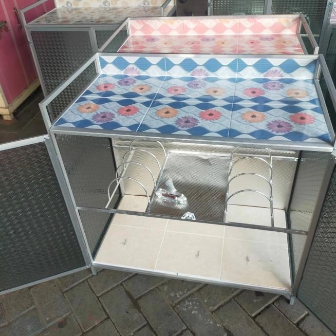 RAK KOMPOR 2 PINTU BAWAH KERAMIK