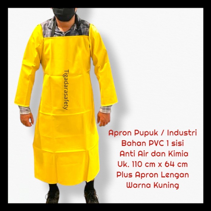 BERKUALITAS Apron Pupuk dan Industri plus Apron Lengan Anti Air dan Anti Kimia