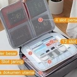 

TAS DOKUMEN ARSIP MULTIFUNGSI TEMPAT PENYIMPANAN FILE TRAVEL BAG ASLI