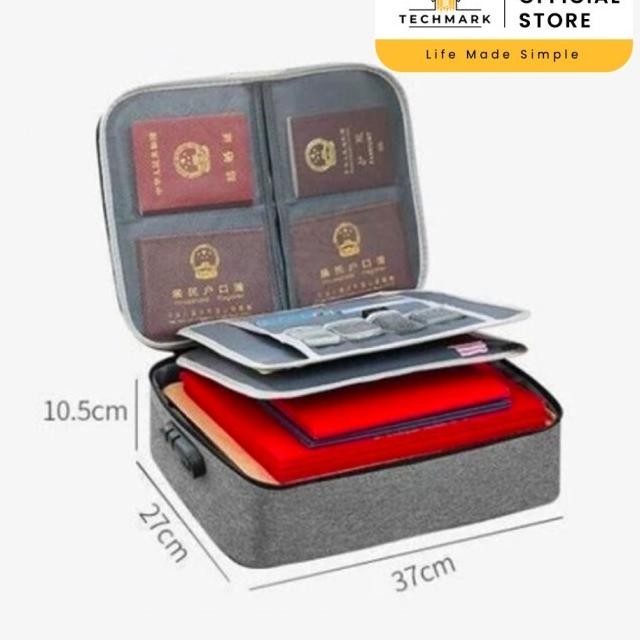 

YTN TAS DOKUMEN TRAVEL BAG DOCUMENT STORAGE BOX WITH SAFETY NUMBER LOCK