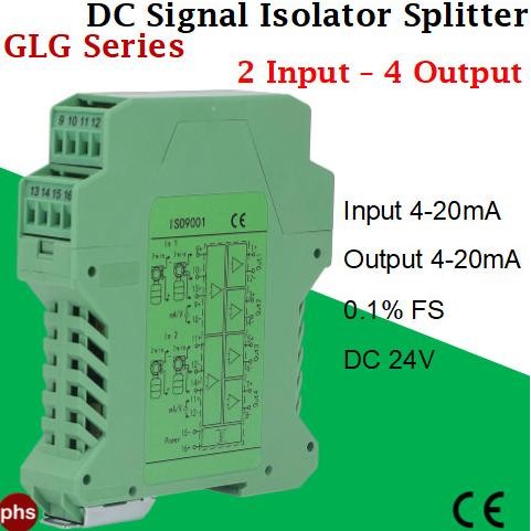 DC  Signal Isolator Analog Signal Splitter Converter