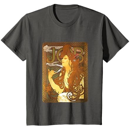 Job Alphonse Mucha 1896 T-Shirt Art Nouveau History |8xsIXhzG|