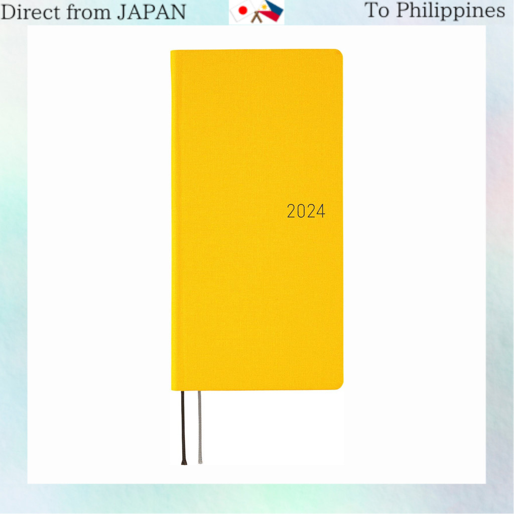 

Hobonichi Techo 2024 Weeks Colors/Pop'n Yellow Mulai Januari Weekly Notebook Weekly Left Slim Portrait |A7TKbRHH|