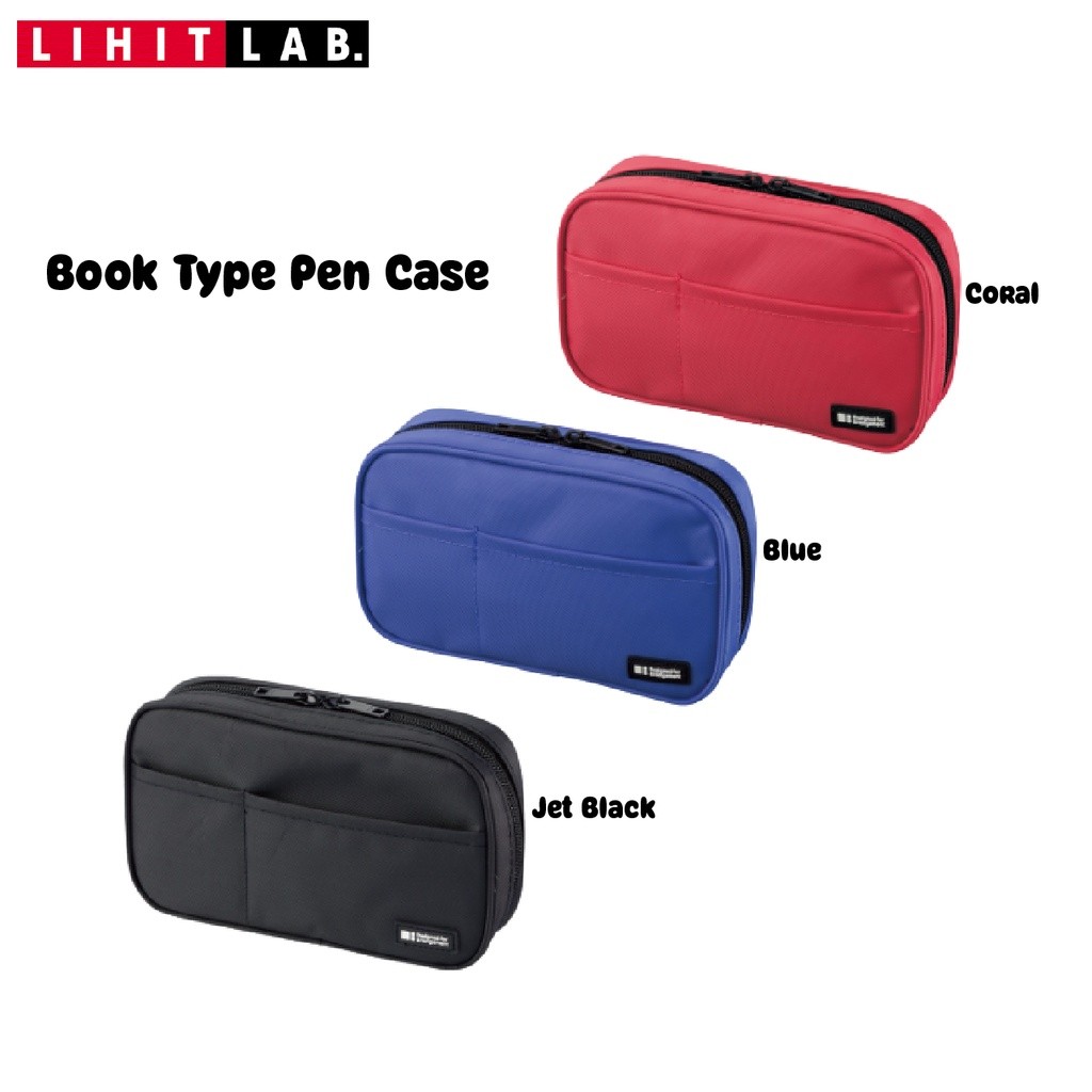 

【LIHIT LAB.】Tempat Pena Jenis Buku Ritsleting A-7551 [BARU 2022] |0FF9OHqj|