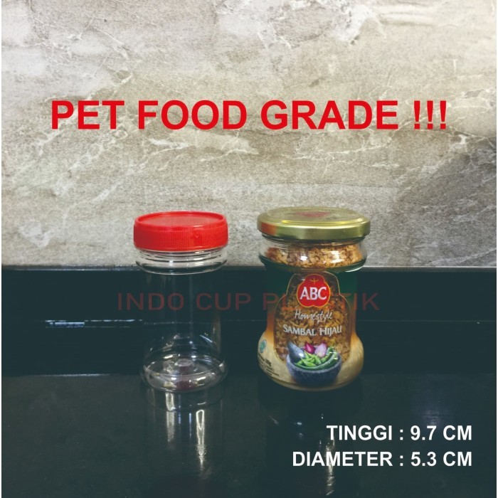 Toples Sambal / Bumbu 150 Ml - Toples Jar Plastik 150 Ml
