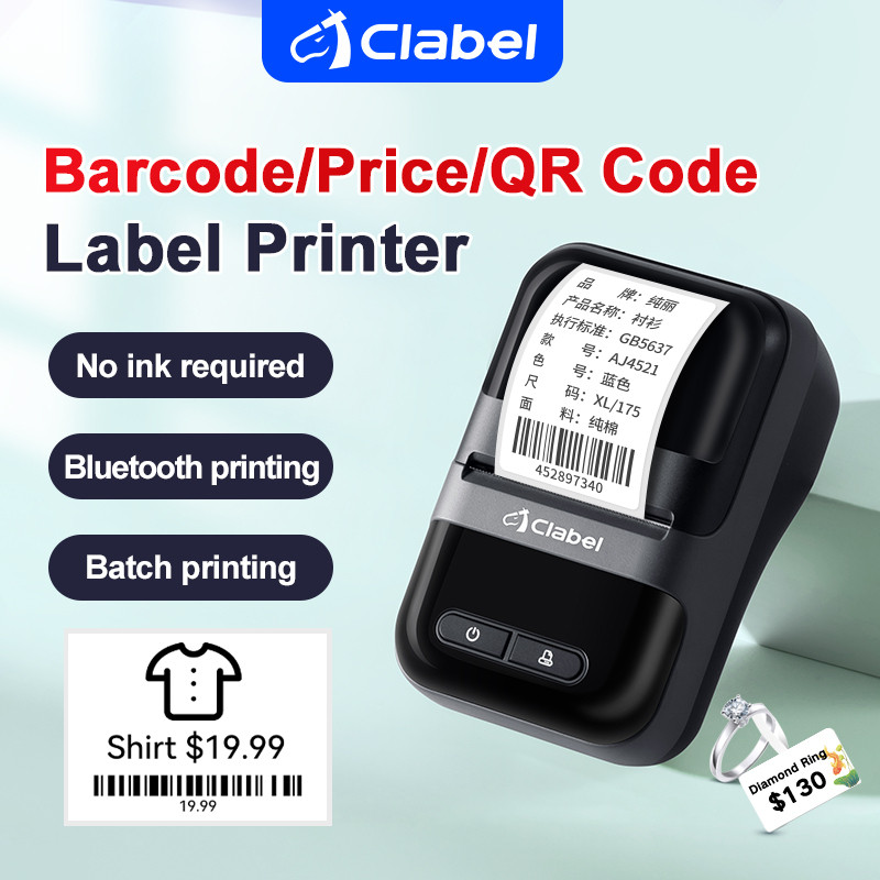 

【Pengiriman Lokal】CLABEL 220B Pembuat Label Printer Label Mini Label Label Harga Makanan Portabel Mesin Label Harga Bluetooth Nirkabel Kecil |5645A4AD|