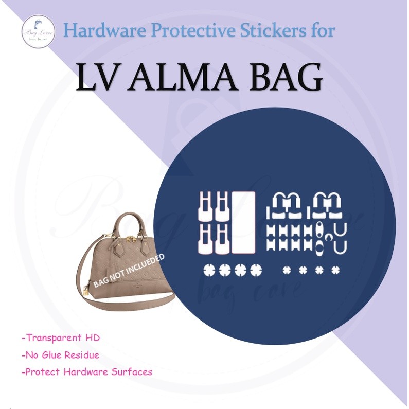 

Pencinta Tas | Stiker perlindungan perangkat keras untuk Alma Bag film pelindung nano mikrokristalin transparan/mencegah goresan perangkat keras |77571C4C|